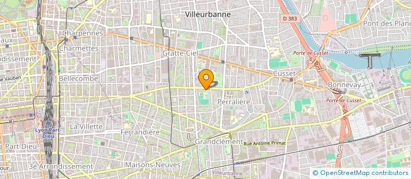 localisation de l'entreprise MONSIEUR NATHAN CONFAVREUX  VILLEURBANNE