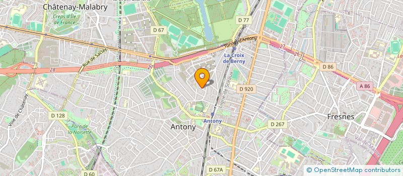 localisation de l'entreprise MONSIEUR NATHAN CORNAY à ANTONY