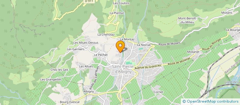 localisation de l'entreprise MONSIEUR NATHAN CORRIDOR  SAINT-PIERRE-D'ALBIGNY