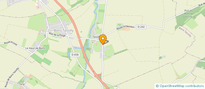 localisation de l'entreprise MONSIEUR NATHAN COULOMBEL  BONS-TASSILLY