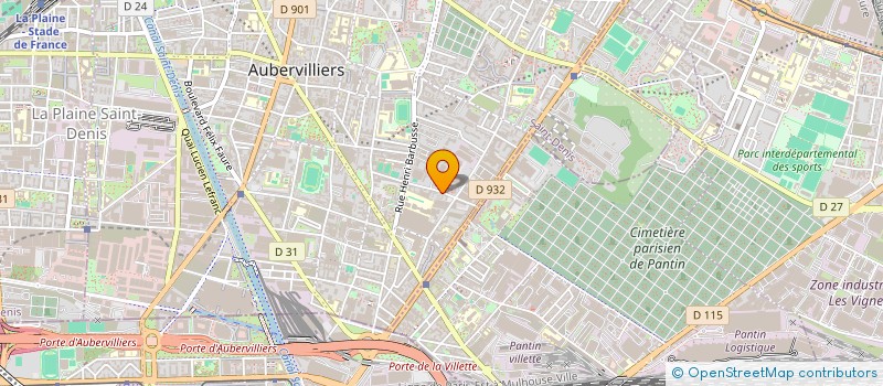 localisation de l'entreprise MONSIEUR NATHAN COYARD  AUBERVILLIERS