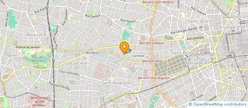 localisation de l'entreprise MONSIEUR NATHAN CREPIN  BORDEAUX