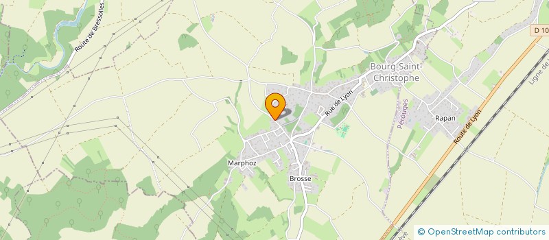 localisation de l'entreprise MONSIEUR NATHAN DECHAUX  BOURG-SAINT-CHRISTOPHE