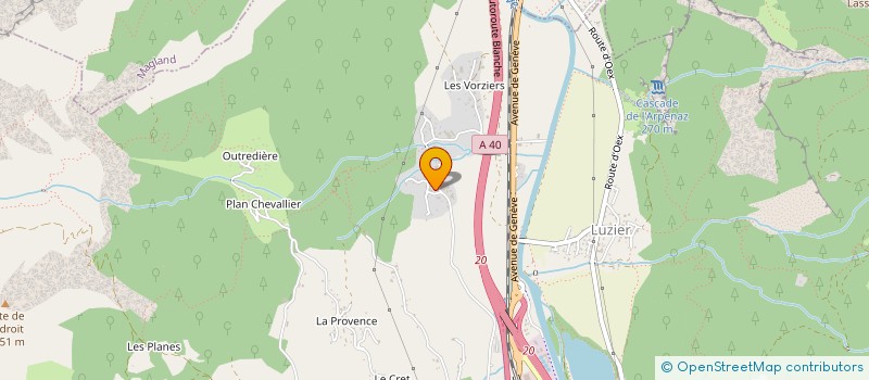 localisation de l'entreprise MONSIEUR NATHAN DELACQUIS  SALLANCHES