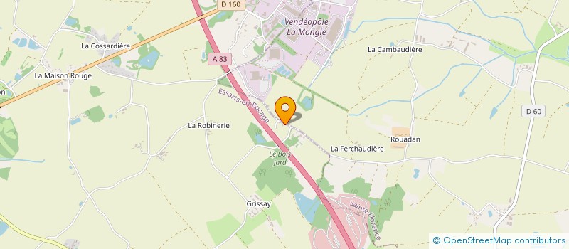 localisation de l'entreprise MONSIEUR NATHAN DELATTRE  ESSARTS-EN-BOCAGE