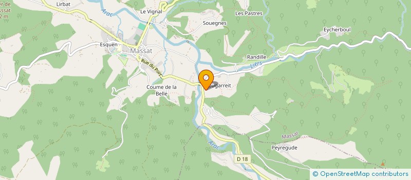 localisation de l'entreprise MONSIEUR NATHAN DELOMME  LES ANGLES