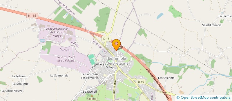 localisation de l'entreprise MONSIEUR NATHAN DESFONTAINE  LE TEMPLE-DE-BRETAGNE