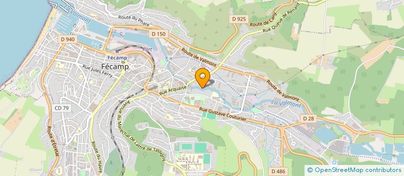 localisation de l'entreprise MONSIEUR NATHAN DESJARDINS  FECAMP