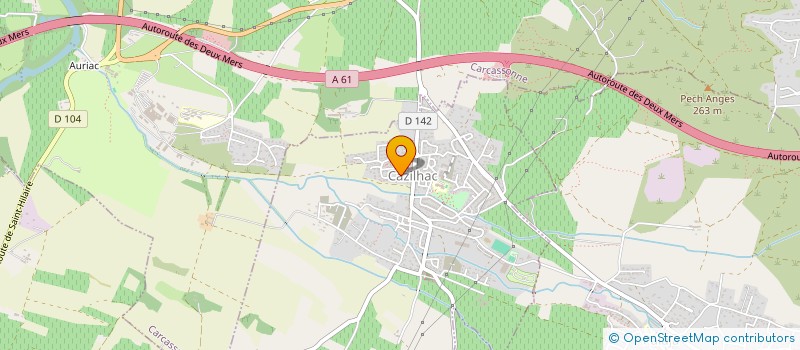 localisation de l'entreprise MONSIEUR NATHAN DI MAJO  CAZILHAC