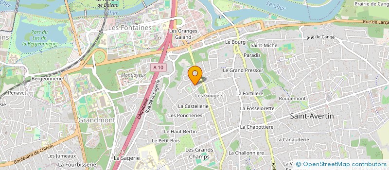 localisation de l'entreprise MONSIEUR NATHAN DJETATOROUM  SAINT-AVERTIN