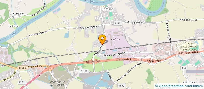 localisation de l'entreprise MONSIEUR NATHAN DOUZIECH  TERSSAC