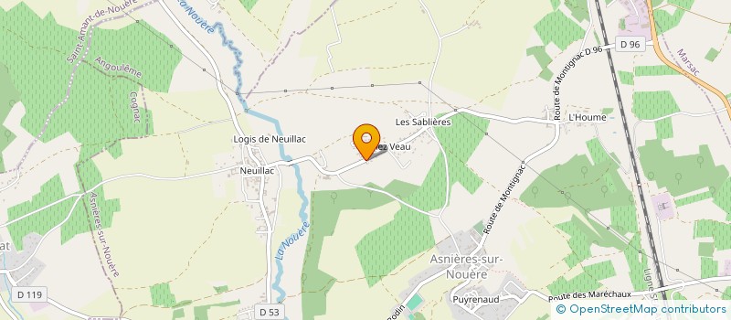 localisation de l'entreprise MONSIEUR NATHAN DOYEN à ASNIERES-SUR-NOUERE