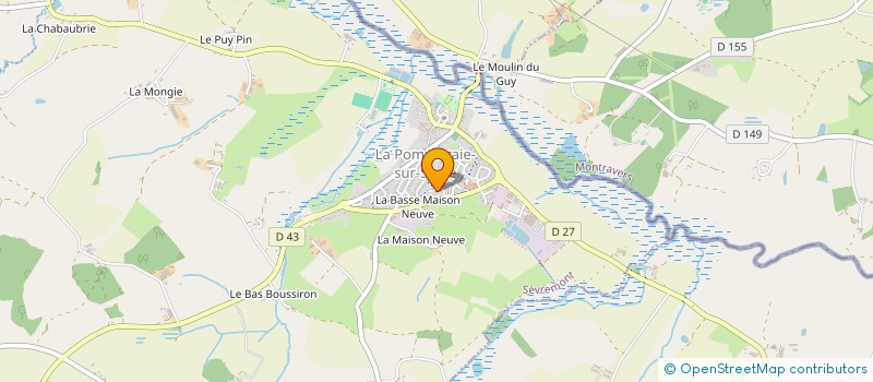 localisation de l'entreprise MONSIEUR NATHAN DROUILLET  SEVREMONT