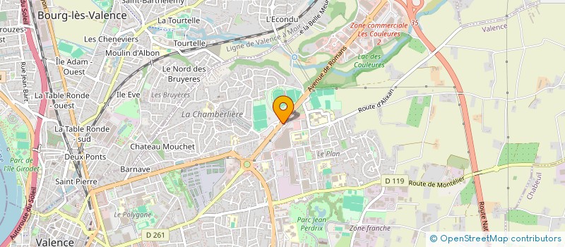 localisation de l'entreprise MONSIEUR NATHAN ETIENNE  VALENCE