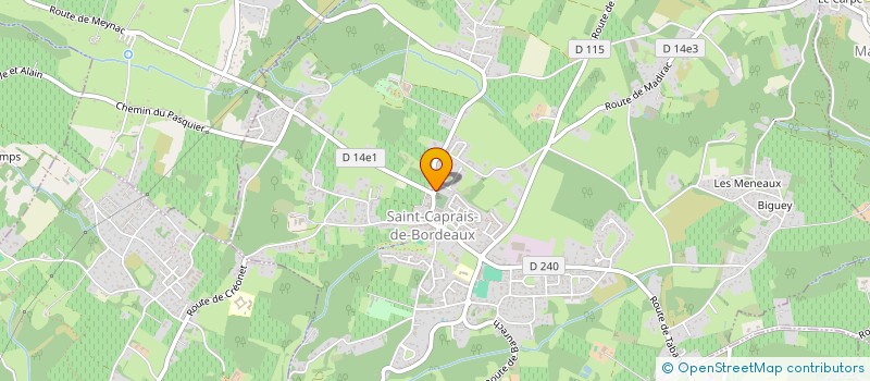 localisation de l'entreprise MONSIEUR NATHAN EXPOSITO  SAINT-CAPRAIS-DE-BORDEAUX