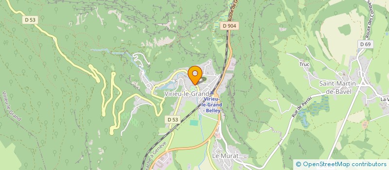 localisation de l'entreprise MONSIEUR NATHAN FALLOTIN  VIRIEU-LE-GRAND