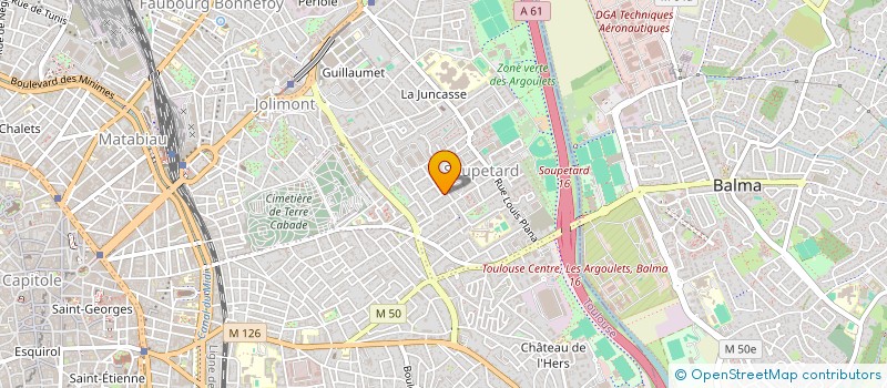 localisation de l'entreprise MONSIEUR NATHAN FELIX  TOULOUSE