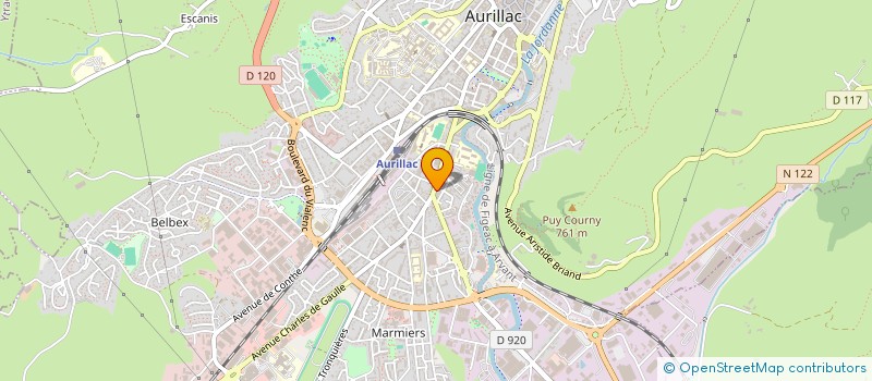 localisation de l'entreprise MONSIEUR NATHAN FENECH à AURILLAC
