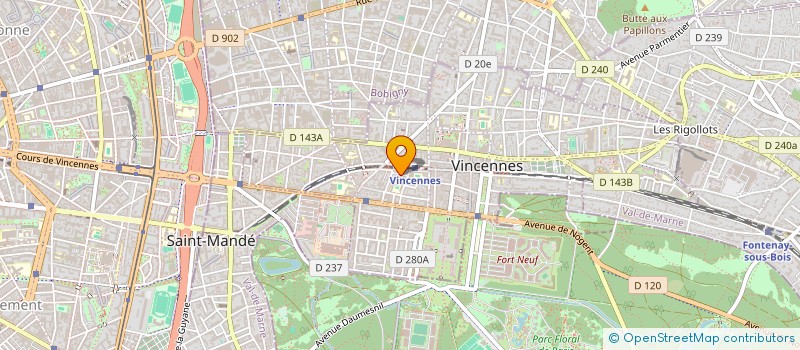 localisation de l'entreprise MONSIEUR NATHAN FLEURY à VINCENNES