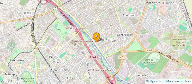 localisation de l'entreprise MONSIEUR NATHAN FOLB  REIMS