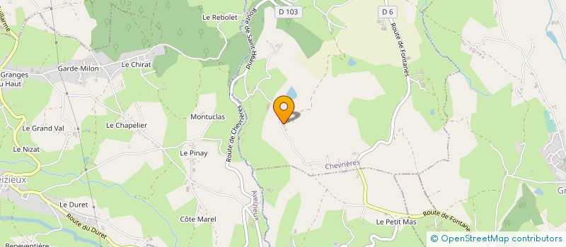 localisation de l'entreprise MONSIEUR NATHAN FOURNEL-CHARRAS  CHEVRIERES