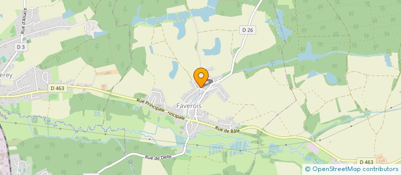 localisation de l'entreprise MONSIEUR NATHAN FRANCOIS  FAVEROIS