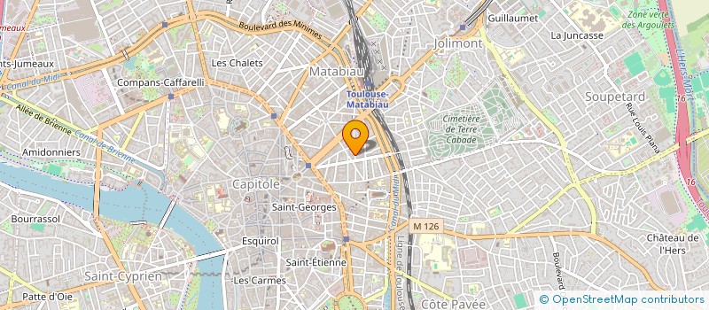 localisation de l'entreprise MONSIEUR NATHAN GALTIE  TOULOUSE