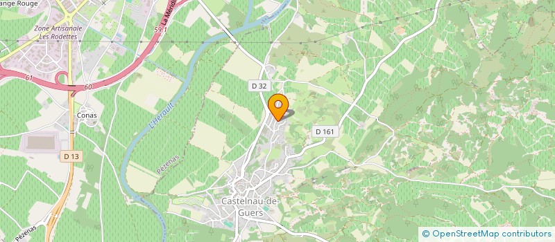 localisation de l'entreprise MONSIEUR NATHAN GARCIA  CASTELNAU-DE-GUERS