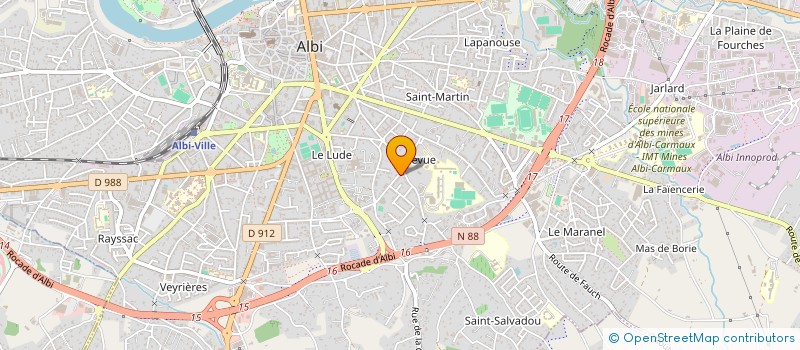 localisation de l'entreprise MONSIEUR NATHAN GARRIER  ALBI