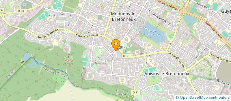 localisation de l'entreprise MONSIEUR NATHAN GAUDINIERE  MONTIGNY-LE-BRETONNEUX