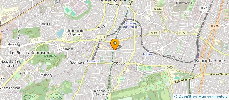 localisation de l'entreprise MONSIEUR NATHAN GAUTIER à SCEAUX