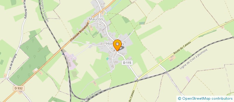 localisation de l'entreprise MONSIEUR NATHAN GERVOISE  HONNECHY