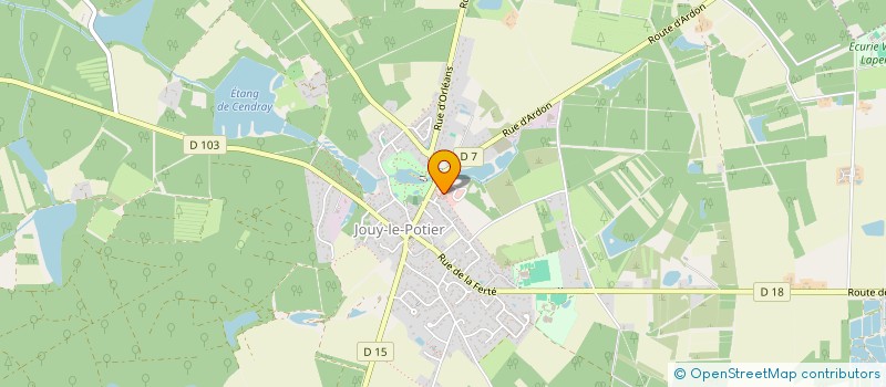 localisation de l'entreprise MONSIEUR NATHAN GORNARD  JOUY-LE-POTIER