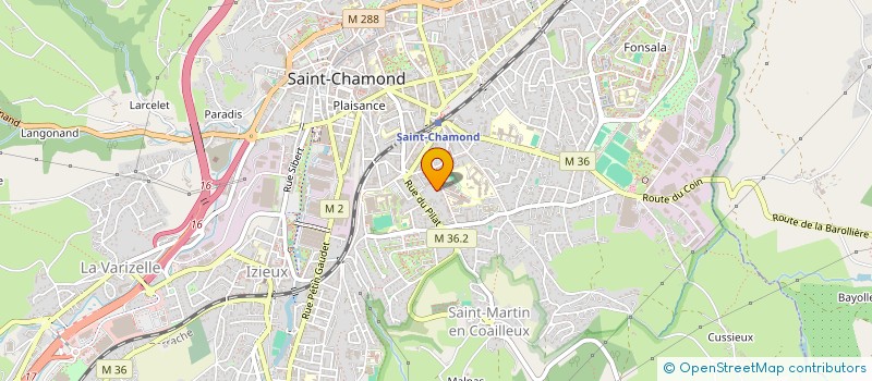 localisation de l'entreprise MONSIEUR NATHAN GOUTAGNY  SAINT-CHAMOND