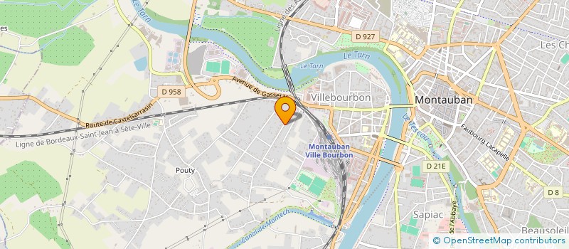 localisation de l'entreprise MONSIEUR NATHAN GUDEFIN  MONTAUBAN