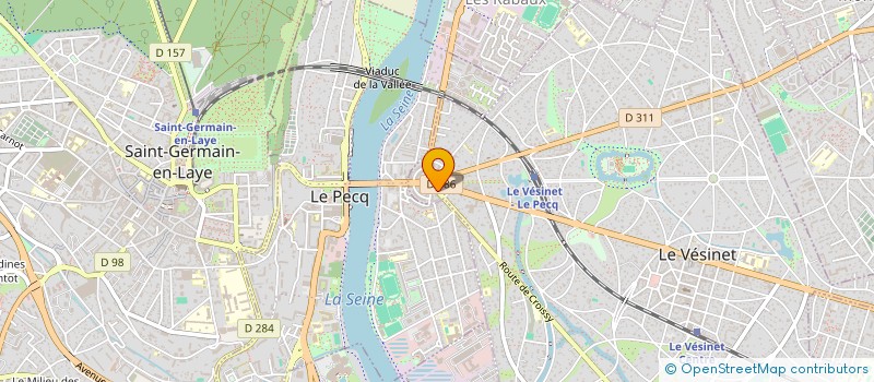 localisation de l'entreprise MONSIEUR NATHAN GUEDES PINTO  LE VESINET