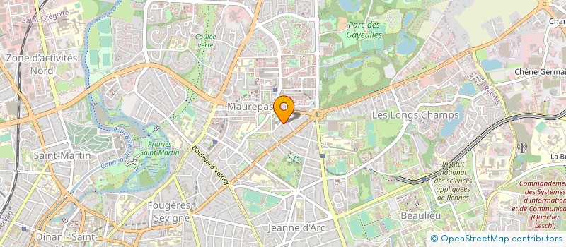 localisation de l'entreprise MONSIEUR NATHAN GUELLAEN  RENNES