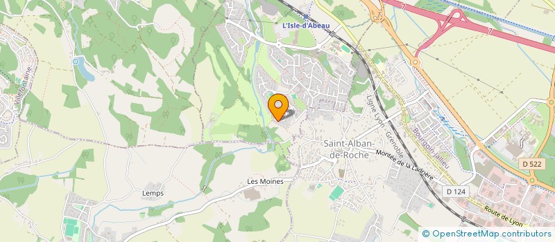 localisation de l'entreprise MONSIEUR NATHAN GUERRIER à L'ISLE-D'ABEAU