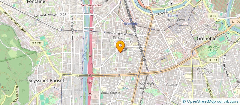 localisation de l'entreprise MONSIEUR NATHAN GUILLAUME  GRENOBLE