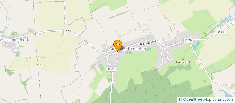 localisation de l'entreprise MONSIEUR NATHAN GUILLAUME  VAHL-LES-FAULQUEMONT