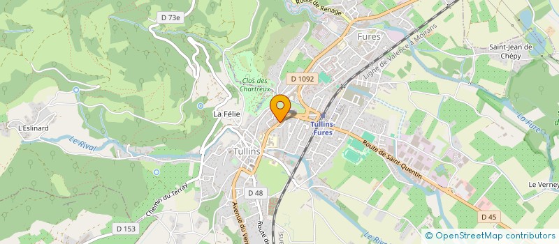 localisation de l'entreprise MONSIEUR NATHAN GUTTIN  TULLINS