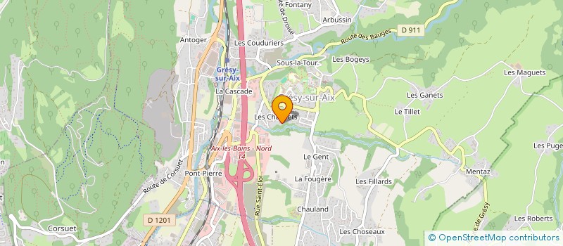 localisation de l'entreprise MONSIEUR NATHAN HERNANDEZ  GRESY-SUR-AIX