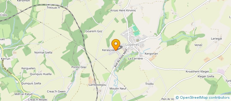 localisation de l'entreprise MONSIEUR NATHAN HERNOT  ROSNOEN