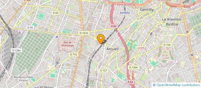 localisation de l'entreprise MONSIEUR NATHAN HIREP  ARCUEIL