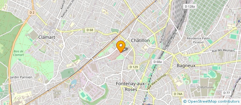 localisation de l'entreprise MONSIEUR NATHAN HOCHART à CHATILLON