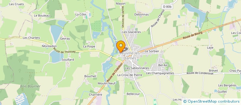 localisation de l'entreprise MONSIEUR NATHAN HONORE  CONDEISSIAT