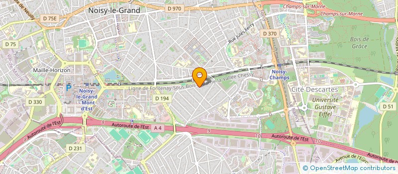 localisation de l'entreprise MONSIEUR NATHAN HUYNH  NOISY-LE-GRAND