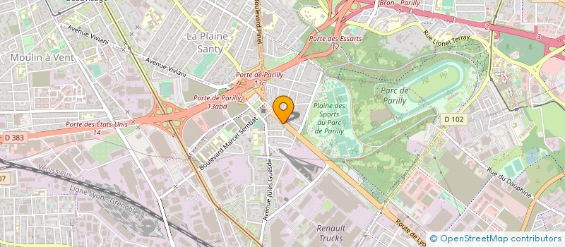 localisation de l'entreprise MONSIEUR NATHAN ICHOU  VENISSIEUX