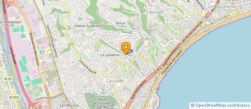 localisation de l'entreprise MONSIEUR NATHAN ISRAEL  NICE
