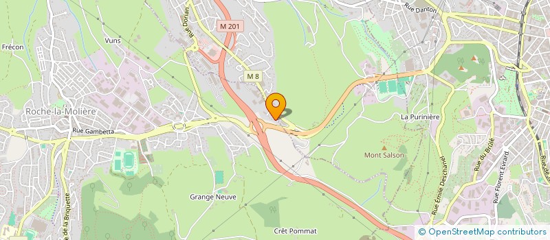 localisation de l'entreprise MONSIEUR NATHAN JACQUEMOND  ROCHE-LA-MOLIERE